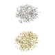thumbnail image 1 of 400 piezas de hierro de metal brads sujetador de papel para álbum de recortes de artesanía de oro plata, 1 of 3