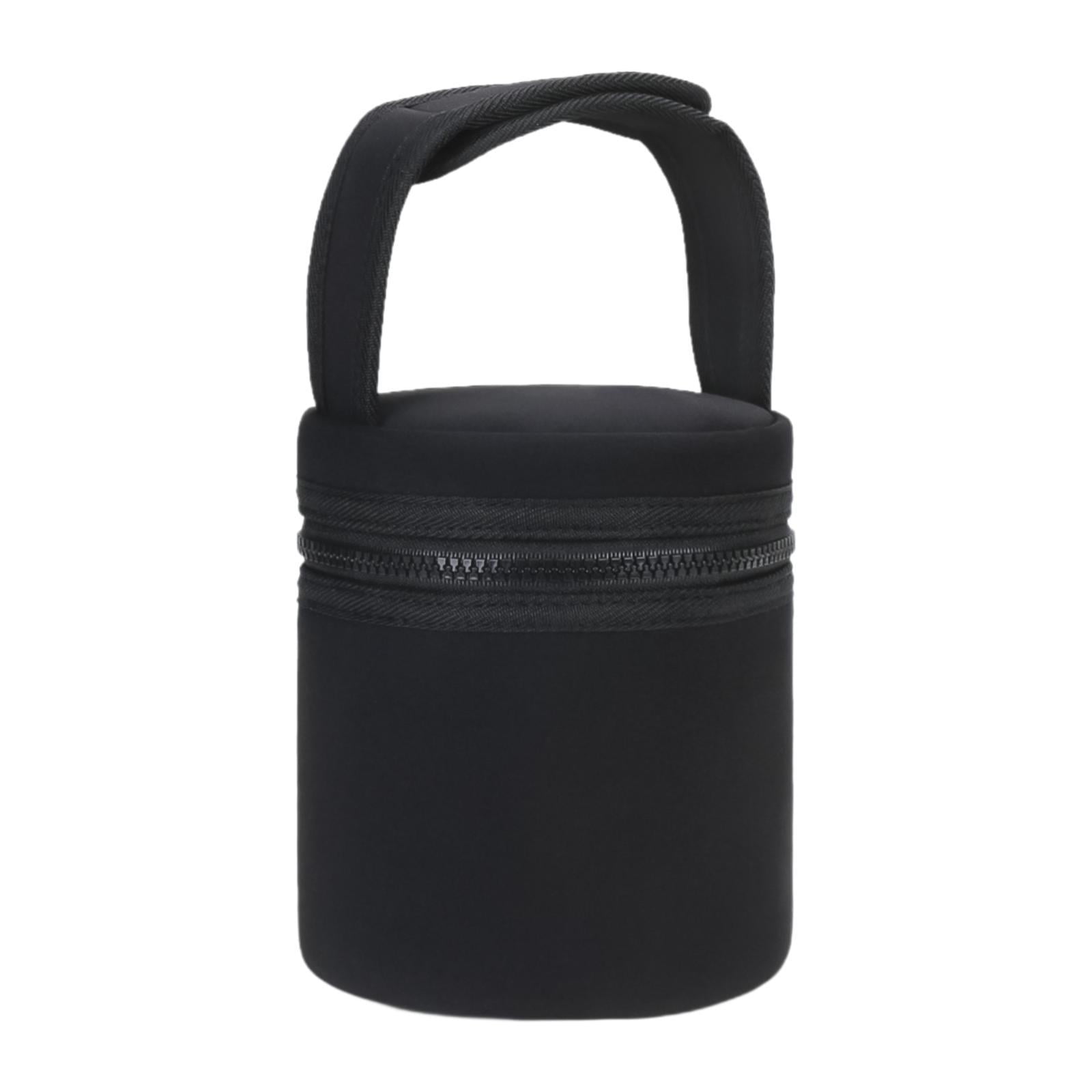 Magideal - Bolsa Para Guardar Botellas, Bolsa Para Transportar Botellas De Agua, Forro, Impermeable, Más Cálida, Bolsa Térmica, Soporte Para Hervidor Para Sender Negro