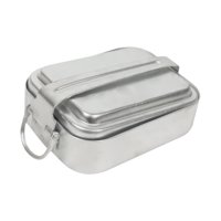 Bothyi - Recipiente Rectangular Para Comida A Prueba De Fugas Para Acampar, Para Viajes, Picnics, Escuelas