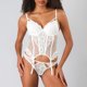 thumbnail image 1 of Corset Encaje Copas Y Ligas Flores Mujer 25483-1, 1 of 2