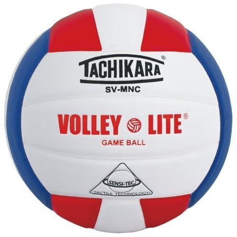 Balón De Voleibol Tachikara Sv-Mnc Volley-Lite Escarlata/Blanco/Real