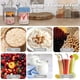 thumbnail image 4 of Paquete de 2 recipientes para avena nocturna con tapas y cucharas, frascos de vidrio Mason de 12 oz, frascos para avena nocturna con marcas medidoras, recipientes reutilizables para preparar comidas p, 4 of 7