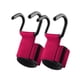 thumbnail image 3 of Gancho de pescado de fitness, cinturones de muñeca acolchados, ropa dura, no deslizamiento, para ejercicios en el gimnasio, para hombres y mujeres, pa Rojo, 3 of 5