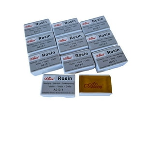 Pack 10 Resina Pecastilla Colofonia Alice A013-1 Violín Cell