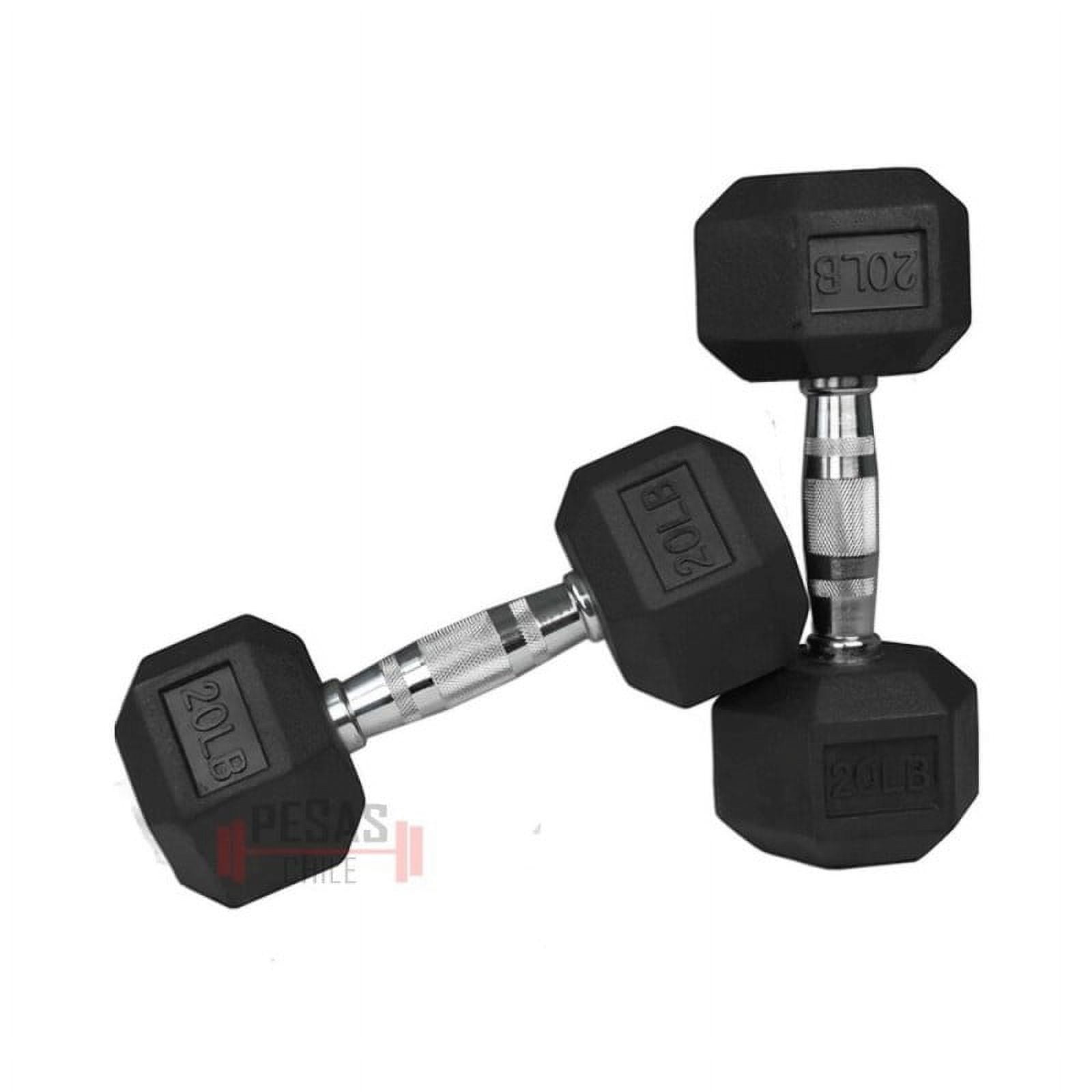 Pesaschile - Mancuerna Hexagonal Unidad 20lb