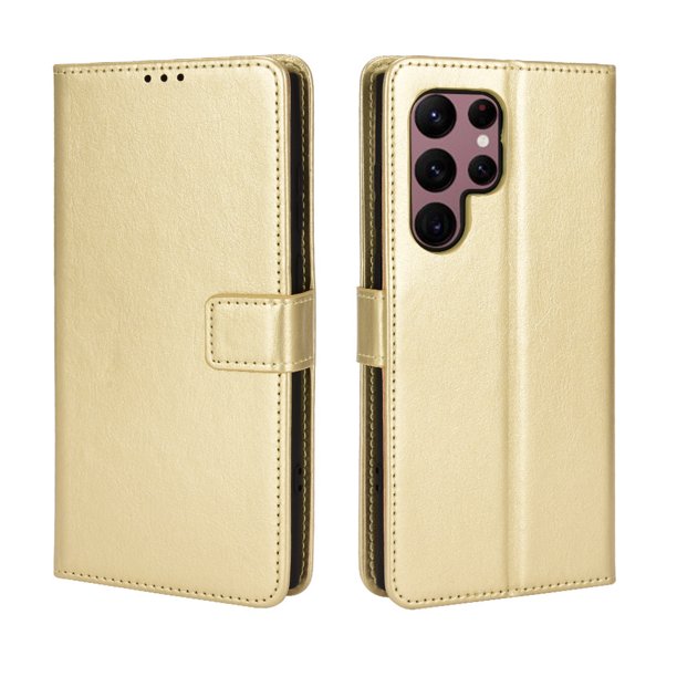 Upgrade Your Samsung Galaxy S22 Ultra with a Stylish PU Leather Wallet Case Cover!