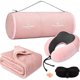 thumbnail image 1 of Almohada de Viaje Urnexttour Memory Foam con Manta 43 x 60 in Rosa, 1 of 3