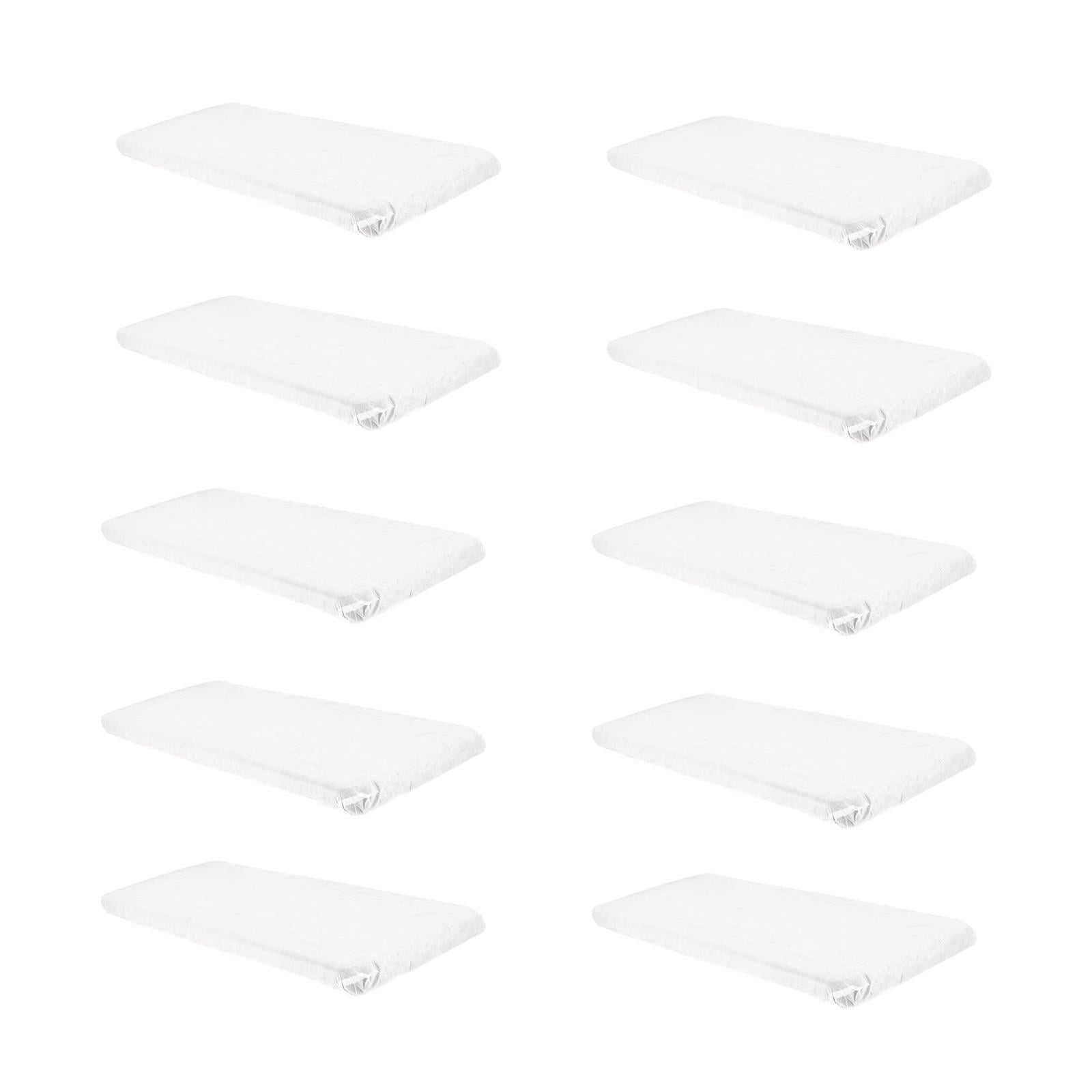 Magideal - 10 Sábanas Desechables Para Mesa De Masajes, Funda De Cama De Spa, Funda De Mesa De Masaje De Spa Para Salón De Belleza, Funda De Cama No Tejida Para 100x215cm