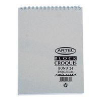 Croquera Bond 24 21X32Cm 80 Hojas 1 Un Artel