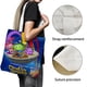 thumbnail image 3 of Creative GalaxyBolso de tela con estampado de lienzo para mujer, bolsa de compras reutilizable y estética, con cremallera interior, regalo para mujer,40*45cm., 3 of 6