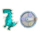 thumbnail image 2 of 2 Uds Tablero Ocupado De Madera Accesorios Engranajes Tablero De Lentejuelas De Dinosaurio Para Niños Niñas Verde, 2 of 2