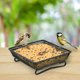 thumbnail image 4 of Alimentador de pájaros TREEHAC 18x18 cm de metal – Pack de 4 para exterior, 4 of 7