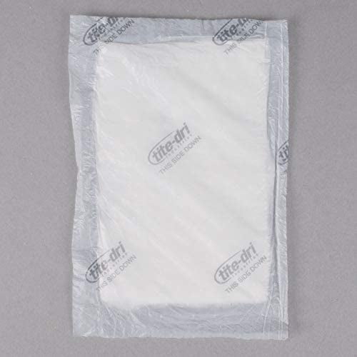 Almohadilla absorbente de 5" x 7" para carne, pescado y aves, cumple con los requisitos del USDA y FDA - 1000 unidades por caja