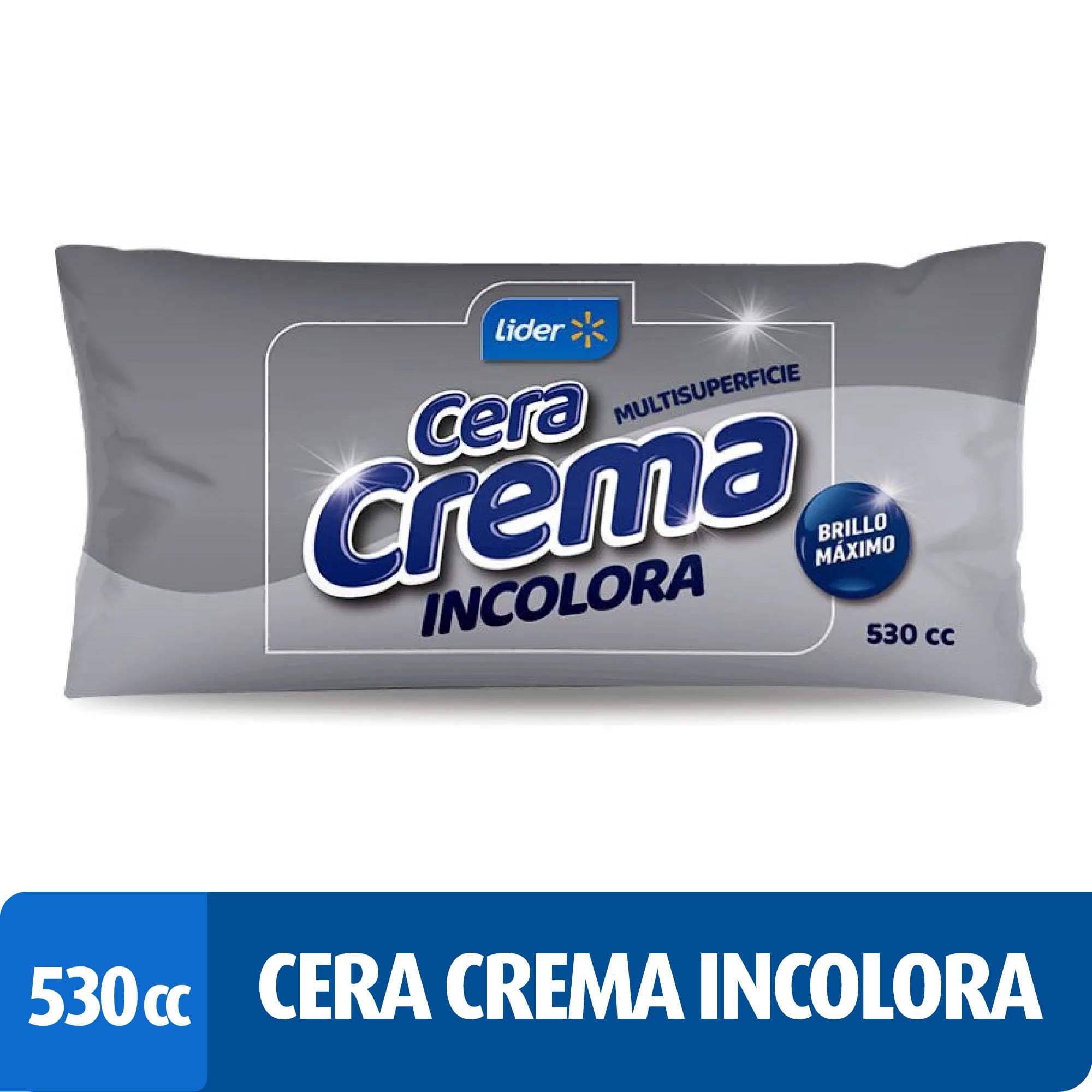 Cera Crema Incolora Bolsa, 530 ml | Lider