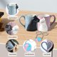 thumbnail image 3 of Taza de café BignoseDeer Kissing Cat Couple, 350 ml, cerámica, 3 of 9