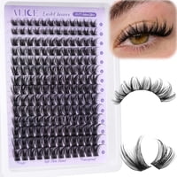 Extensiones De Pestañas Alice Lash Clusters Wispy 168 Unidades 10-18 Mm