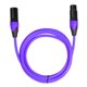 thumbnail image 5 of Cable De Audio XLR Macho A Hembra Para Micrófono Cable De Consola De Sonido Púrpura 3m, 5 of 5