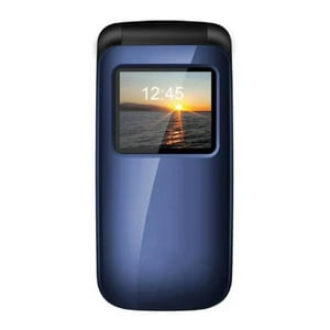 Tecnolab - Telefono Senior Adulto Mayor Tipo Almeja 4G Azul