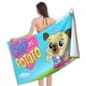 thumbnail image 4 of Chip y Potato Toalla de playa de secado rápido con diseño temático, regalo para mujeres y niñas, ideal para cumpleaños, fans, amantes de la música, uso en la playa o al aire libre, 78 × 180 cm, 4 of 6