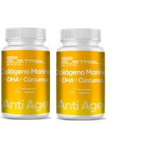 Be Austral - Colágeno Marino+Dha+Cúrcuma Pack 120 Cápsulas