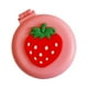 thumbnail image 1 of Espejo Pequeño Con Cepillo, Espejo De Viaje Portátil, Cepillos Para El Cabello Para Niñas Y Adultos, Fresa Rosa, 1 of 5