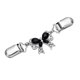 thumbnail image 5 of Broche Retro Clip Chal Bufanda Cardigan Suéter Clips De Broche Nudo De Arco Negro, 5 of 5