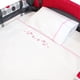 thumbnail image 1 of Cuna Juego de Sabanas Pack And Play Bordada Bg-302 Blanco. Rosado, 1 of 3