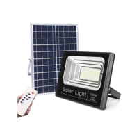 Venimport - Lampara Foco Solar 108 Led 100W + Panel Solar Control Remoto