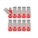 thumbnail image 1 of Paquete de 10 unidades flash USB 2.0, unidad flash USB, paquete a granel, memoria USB plegable giratoria, unidad de salto, unidad Zip, 1 of 5