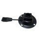 thumbnail image 2 of Taburete De Bar Silla Asiento Placa Base Giratoria Marco De Metal Accesorios Ajustables, 2 of 5