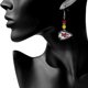thumbnail image 2 of Aretes Siskiyou Sports Kansas City Chiefs colores del equipo, 2 of 4
