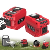 Inversor De Corriente Plantpalgear 220W Dc 18V A Ac 110V Paquete De 2