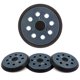 thumbnail image 1 of Almohadillas de lijado AxPower de 5 pulgadas y 8 orificios de repuesto, paquete de 4, 1 of 6
