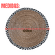 thumbnail image 4 of Alfombra Redonda de Yute 100cm, 4 of 4