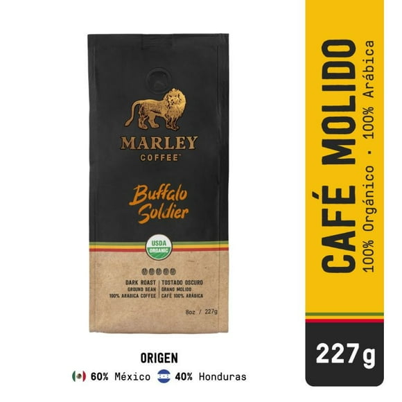 Café Orgánico Bufalo Soldier Bolsa, 227 g