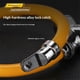 thumbnail image 3 of Cerradura De Cable De Bicicleta Cable De Acero Con Llaves Cerradura De Seguridad Cerradura De Cable De Bicicleta Robada Portátil Versátil Seguridad (naranja), 3 of 3