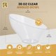 thumbnail image 5 of Cuencos para servir R-kay Premium de plástico transparente de 1 litro (paquete de 6), 5 of 6