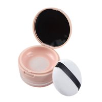 Ioensy - Recipiente Para Polvos Sueltos Con Soplo Reutilizable Para Mujeres De Viaje Red Pequeña Rosa