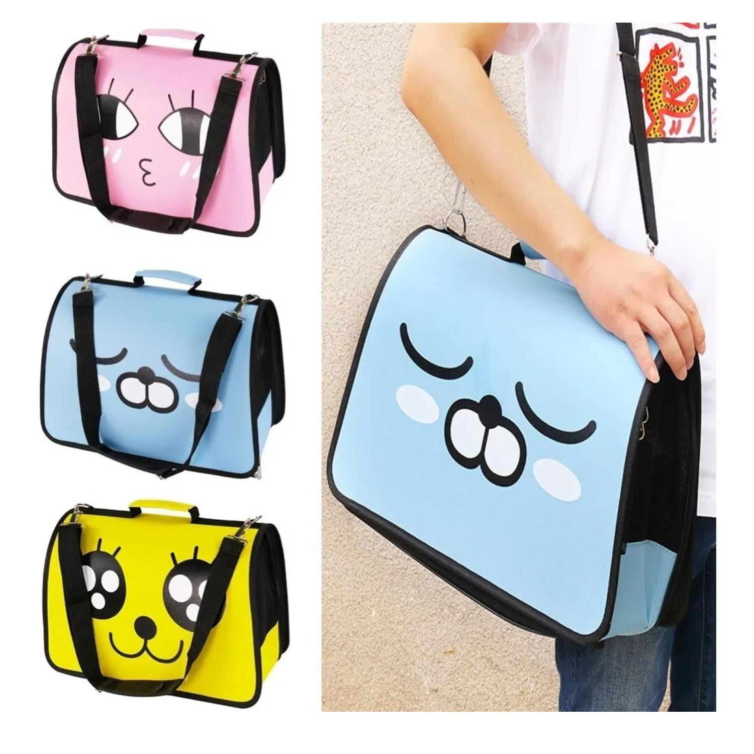 Total Click - Bolso Transportador Mascotas Pequeño Perro O Gato Viajes