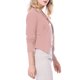 thumbnail image 4 of INSPIRE CHIC Traje de Maestra para Regreso a Clases de Mujer Chaqueta de Oficina de Trabajo Blazer Sin Cuello Traje Casual de Negocios Blazer Corto M Rosa, 4 of 8