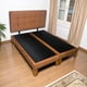 thumbnail image 3 of Cama Dos Plazas Felpa Camel, 3 of 3