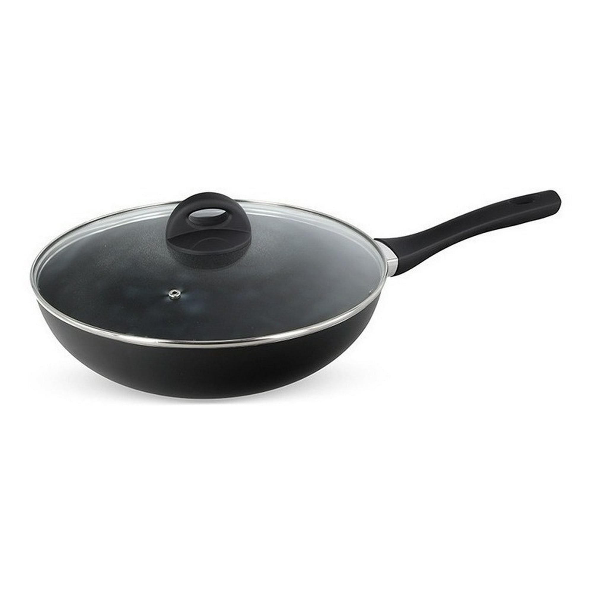 Genérico - Wok 30 Cm Con Tapa Firenze Taleggio Cocina