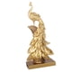 thumbnail image 2 of Estatuilla De Adorno De Estatua De Pavo Real, Regalo Para Estantería, Gabinete, Decoración Artística, Dorado L, 2 of 5