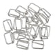 thumbnail image 1 of 20 piezas de metal conector de hebilla ajustable para la correa del bolso 20x13x2.8mm de plata, 1 of 3