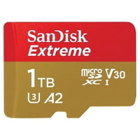 Tarjeta Microsd 1Tb Sandisk Extreme Uhs-I U3 A2 Adaptador Sd