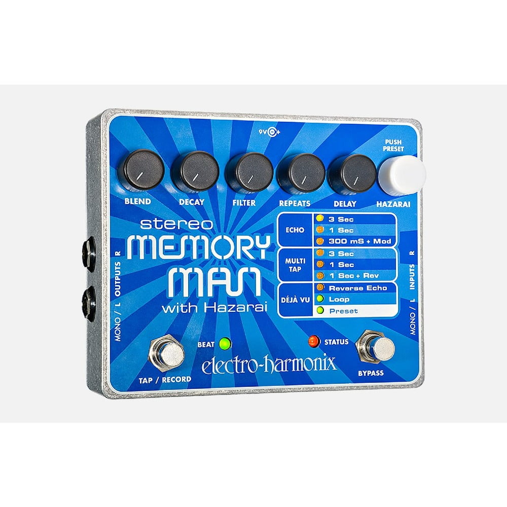 Pedal Stereo Memory Man With Hazarai Electro Harmonix