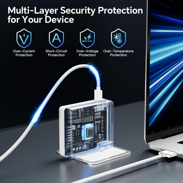 Cargador de 140W compatible con MacBook Pro 16/14 y MacBook Air 15