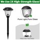 thumbnail image 2 of Luces solares para senderos BEAU JARDIN pack de 8, cambio de color, impermeables, 2 of 6