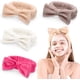 thumbnail image 1 of Diadema de spa, paquete de 4 bandas para el cabello con lazo para lavarse la cara, maquillaje facial, yoga, ducha, banda para la cabeza de vellón coral suave para mujeres y niñas, 1 of 7