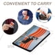 thumbnail image 4 of Husky Siberiano Porta Pasaporte y Cartera de Viaje Premium de Cuero PU, Funda de Pasaporte Bloqueo RFID con Ranuras para Tarjetas de Crédito, Estuche para Libro de Pasaporte para Familia 10cm × 15cm, 4 of 6